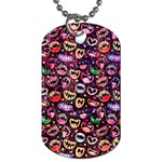 Funny Monster Mouths Dog Tag (Two Sides) Back