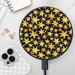 Shiny Glitter Stars Wireless Fast Charger(black) by uniart180623