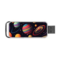 Planet Star Fantasy Portable Usb Flash (one Side) by Simbadda