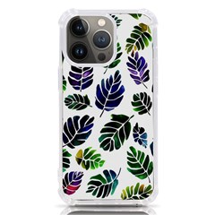 Leaves Watercolor Ornamental Decorative Design Iphone 13 Pro Tpu Uv Print Case by Simbadda