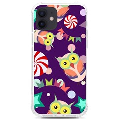 Owl Pattern Background Iphone 12/12 Pro Tpu Uv Print Case by Simbadda