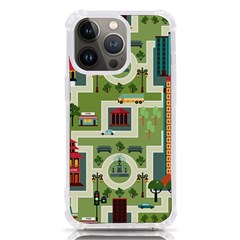City Seamless Pattern Iphone 13 Pro Tpu Uv Print Case by Simbadda