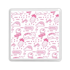 Cute-girly-seamless-pattern Memory Card Reader (square) by Simbadda