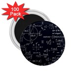Mathematical-seamless-pattern-with-geometric-shapes-formulas 2.25  Magnets (100 pack)  Front