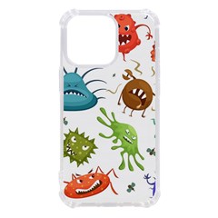 Dangerous-streptococcus-lactobacillus-staphylococcus-others-microbes-cartoon-style-vector-seamless-p Iphone 13 Pro Tpu Uv Print Case by Simbadda