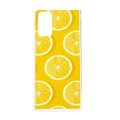 Lemon-fruits-slice-seamless-pattern Samsung Galaxy Note 20 Tpu Uv Case by Simbadda
