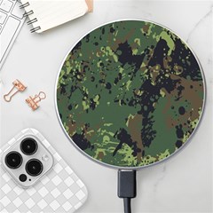 Military-background-grunge---- Wireless Fast Charger(white) by Simbadda