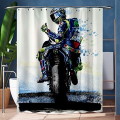 Download (1) D6436be9-f3fc-41be-942a-ec353be62fb5 Download (2) Vr46 Wallpaper By Reachparmeet - Download On Zedge?   1f7a Shower Curtain 60  X 72  (medium)  by AESTHETIC1