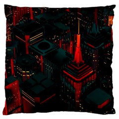 A Dark City Vector Large Cushion Case (two Sides) by Proyonanggan