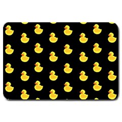 Rubber Duck Large Doormat by Valentinaart