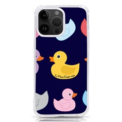 Duck Pattern Iphone 14 Pro Max Tpu Uv Print Case by NerdySparkleGoth