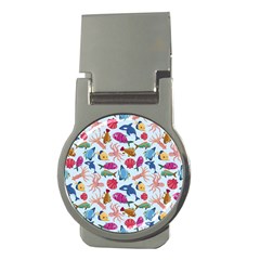Sea Creature Themed Artwork Underwater Background Pictures Money Clips (round)  by Bangk1t