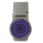 Shape Geometric Symmetrical Symmetry Wallpaper Money Clips (Round)  Front
