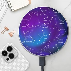 Realistic Night Sky With Constellations Wireless Fast Charger(white) by Cowasu