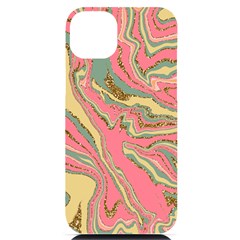 Pattern Glitter Pastel Layer Iphone 14 Plus Black Uv Print Case by Grandong