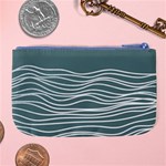 Sea Waves Moon Water Boho Large Coin Purse Back