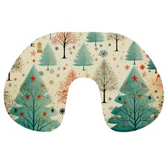Christmas Tree Travel Neck Pillow by pakminggu