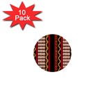 Textile Pattern Abstract Fabric 1  Mini Buttons (10 pack)  Front