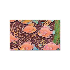 Tropical Fish Sticker (rectangular) by uniart180623