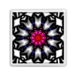 Kaleidoscope-round-metal Memory Card Reader (Square) Front