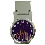 Skyscraper Town Urban Towers Money Clip Watches Front