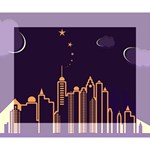 Skyscraper Town Urban Towers Deluxe Canvas 14  x 11  (Stretched) 14  x 11  x 1.5  Stretched Canvas