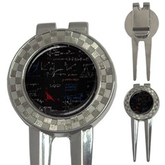 Math Mathematics Pattern 3-in-1 Golf Divots by pakminggu