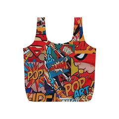 Comic Cartoon Pattern Full Print Recycle Bag (s) by pakminggu