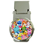 Illustration Cartoon Character Animal Cute Money Clip Watches Front