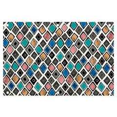 Diamond Shapes Pattern Banner And Sign 6  X 4  by Cowasu