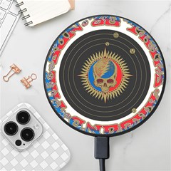 The Grateful Dead Wireless Fast Charger(black) by Cowasu