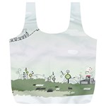 Abstract-background-children Full Print Recycle Bag (XL) Front