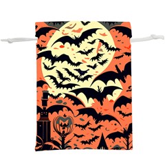 Bat Pattern Lightweight Drawstring Pouch (xl) by Valentinaart