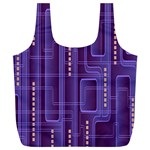Background-non-seamless-pattern Full Print Recycle Bag (XL) Back