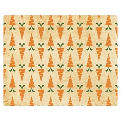 Patter-carrot-pattern-carrot-print Premium Plush Fleece Blanket (medium) by Cowasu