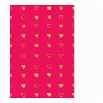 Heart Pattern Design Small Garden Flag (Two Sides) Front