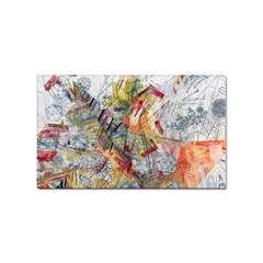 Abstract Background Pattern Sticker Rectangular (10 Pack) by Bedest