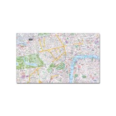 London City Map Sticker Rectangular (100 Pack) by Bedest