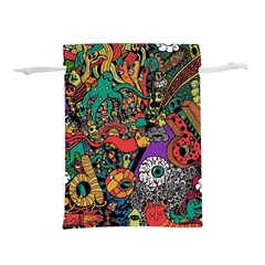 Cute Cartoon Doodle Lightweight Drawstring Pouch (l) by Bedest
