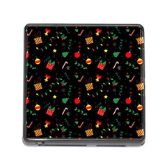 Christmas Pattern Texture Colorful Wallpaper Memory Card Reader (square 5 Slot) by Ravend