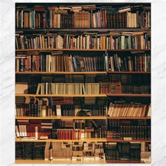 Books On Bookshelf Assorted Color Book Lot In Bookcase Library Canvas 20  X 24  by Ravend