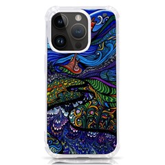 Multicolored Abstract Painting Artwork Psychedelic Colorful Iphone 14 Pro Tpu Uv Print Case by Bedest