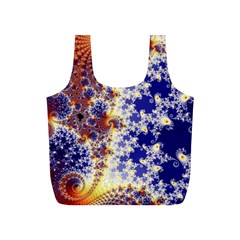 Psychedelic Colorful Abstract Trippy Fractal Mandelbrot Set Full Print Recycle Bag (s) by Bedest