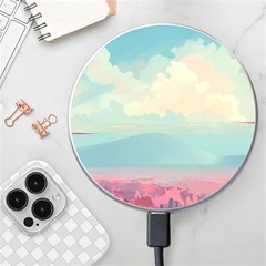 Anime Landscape Wireless Fast Charger(white) by Sarkoni