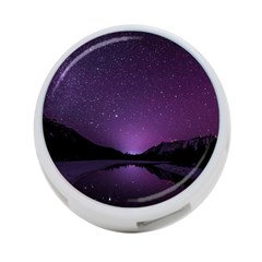 Dark Purple Aesthetic Landscape 4-port Usb Hub (two Sides) by Sarkoni