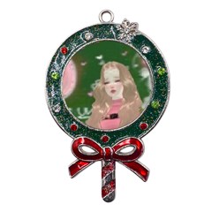 Girl In Love  – Metal X mas Lollipop With Crystal Ornament by mydreamshopping