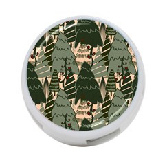 Christmas Vector Seamless Tree Pattern 4-port Usb Hub (two Sides) by Sarkoni
