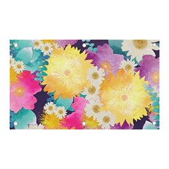 Watercolors Flowers Banner And Sign 5  X 3  by LalyLauraFLM