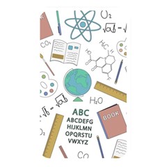 School Subjects And Objects Vector Illustration Seamless Pattern Memory Card Reader (rectangular) by Grandong