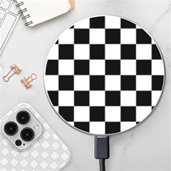 Black White Chess Board Wireless Fast Charger(white) by Ndabl3x